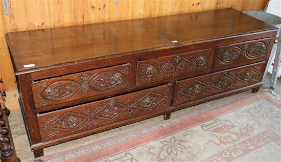 Oak dresser base